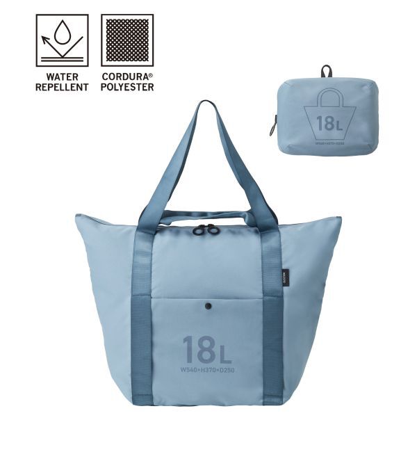 MILESTO「MILESTO UTILITY ポケッタブルトートバッグ 18L」|トートバッグ|グレー