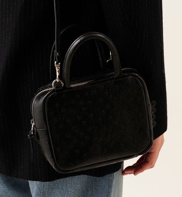 ODETTE E ODILE「＜MASTER&Co.＞MINI SQESLD」|ボストンバッグ|BLACK