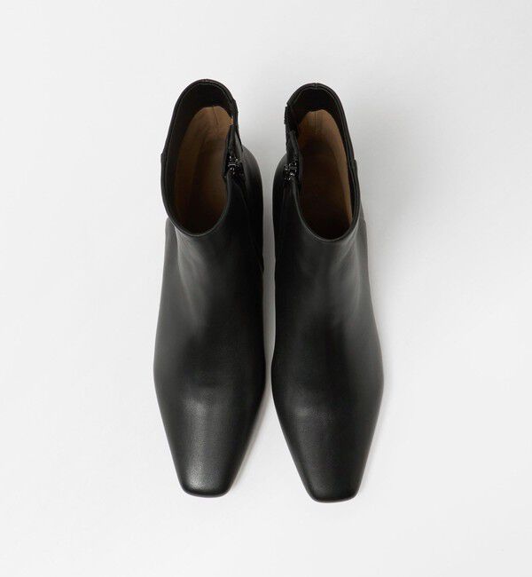 ODETTE E ODILE「ナロースクエアプレーン ショートブーツ25&uarr;」|ショートブーツ|