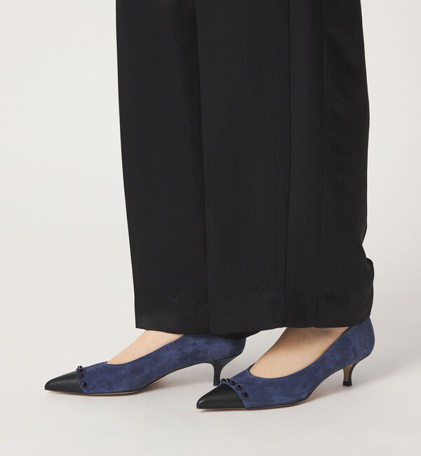 ODETTE E ODILE「トラペーズスタッズ パンプス45&uarr;」|パンプス|