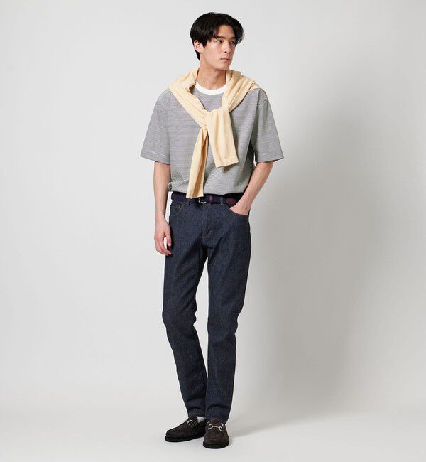 UNITED ARROWS「オーセンティック ユーロテーパード 5ポケット デニムパンツ」|デニム|