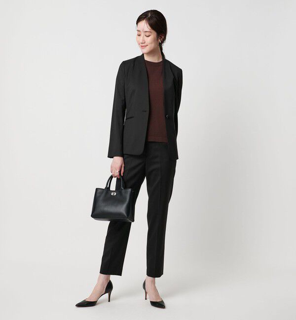 UNITED ARROWS「Vitale Barberis Canonico スリムテーパードパンツ」|スラックス|