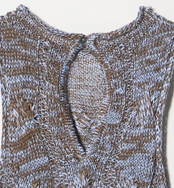 AEWEN MATOPH「＜AEWEN MATOPH＞ミックスヤーンケーブルノースリーブニット ‐ ウォッシャブル ‐」|ベスト・ジレ|