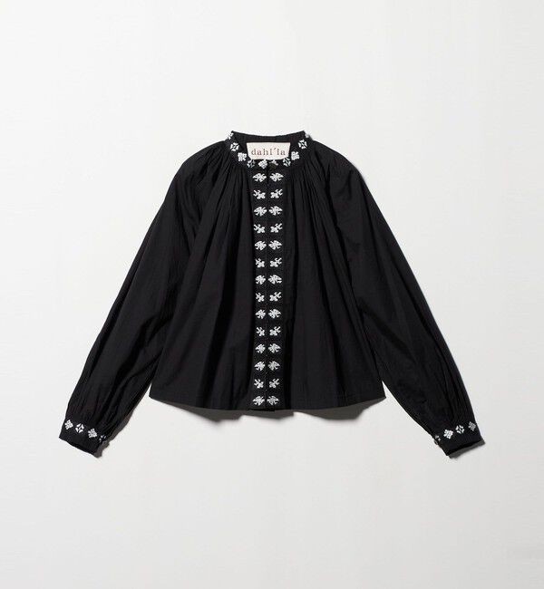UNITED ARROWS「【別注】＜dahl&rsquo;ia＞エンブロイダリー ボリューム ブラウス」|シャツ・ブラウス|
