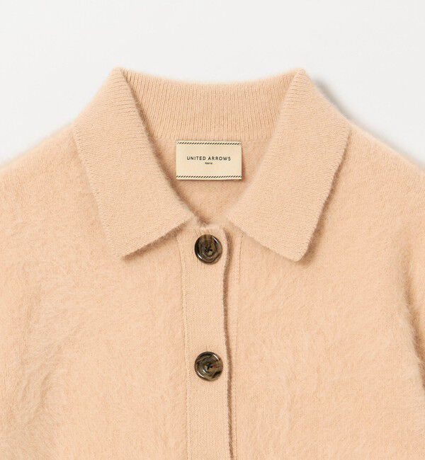 UNITED ARROWS「フォックスカシミヤ ショートスリーブ ポロニット」|ニット・セーター|