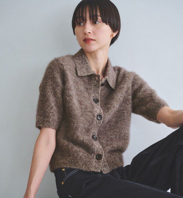 UNITED ARROWS「フォックスカシミヤ ショートスリーブ ポロニット」|ニット・セーター|その他9