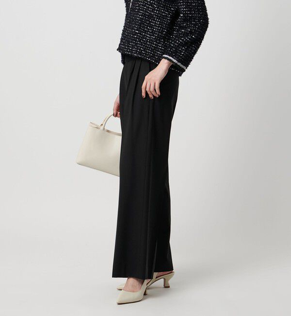 UNITED ARROWS「トロピカル ２タック ワイドパンツ ストレッチ」|チノ|