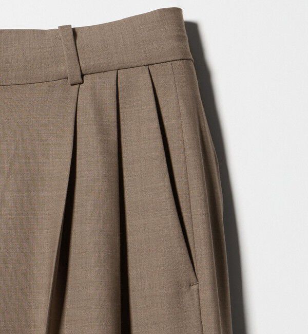 UNITED ARROWS「トロピカル ２タック ワイドパンツ ストレッチ」|チノ|