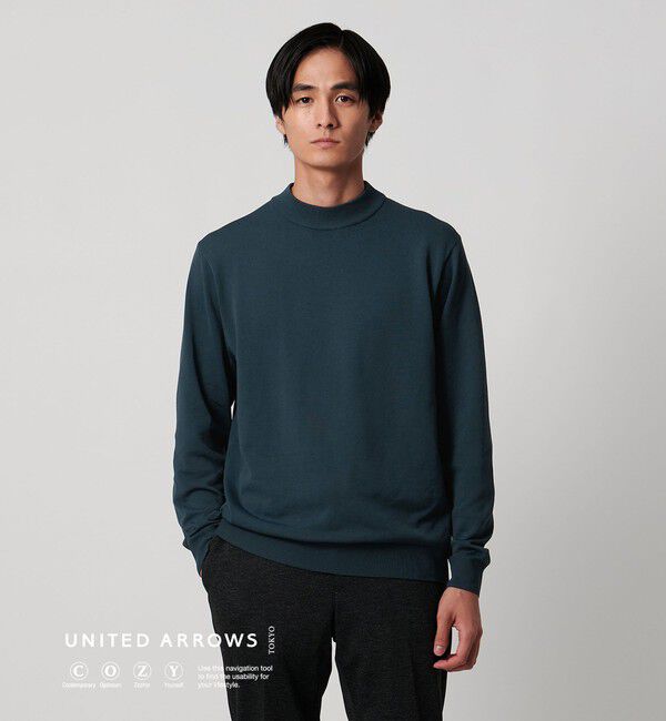 UNITED ARROWS「モックネックニット UA COZY ウォッシャブル」|ニット・セーター|ROYAL