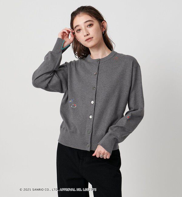 UNITED ARROWS「＜HELLO KITTY &times; UNITED ARROWS＞エンブロイダリー カーディガン」|カーディガン|