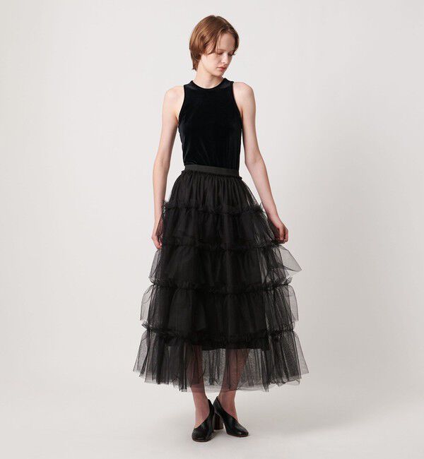 AEWEN MATOPH「＜AEWEN MATOPH＞チュールフリル マキシスカート」|スカート|