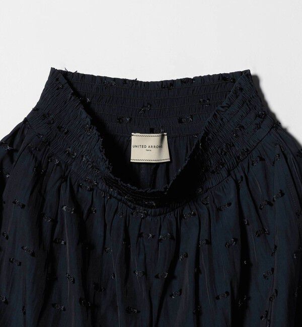 UNITED ARROWS「ドットカットジャガード イージー ワイド パンツ ‐ウォッシャブル‐」|チノ|