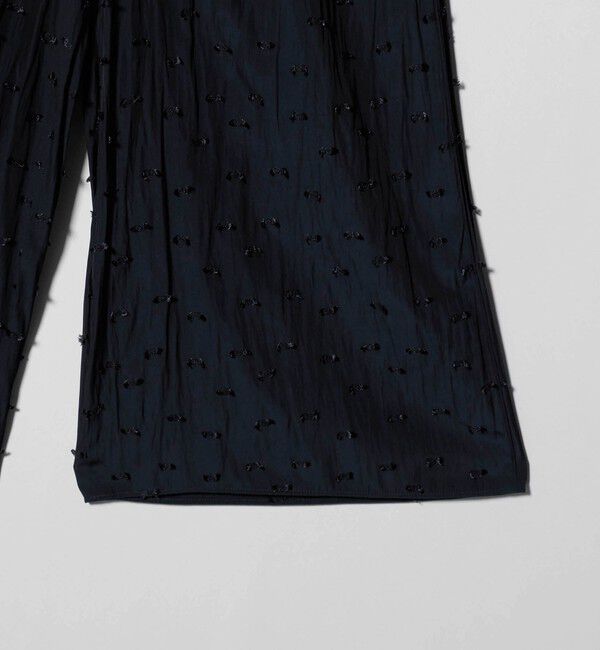 UNITED ARROWS「ドットカットジャガード イージー ワイド パンツ ‐ウォッシャブル‐」|チノ|