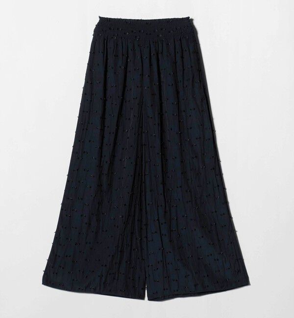 UNITED ARROWS「ドットカットジャガード イージー ワイド パンツ ‐ウォッシャブル‐」|チノ|