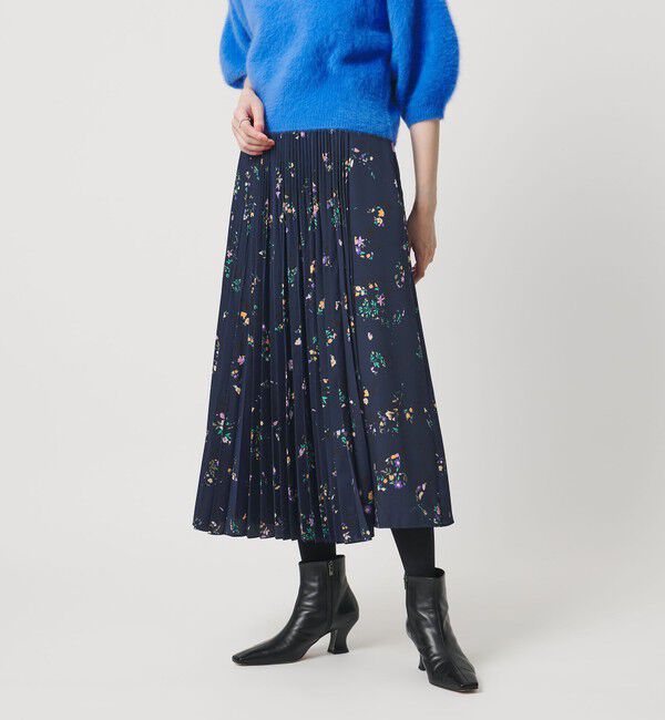 UNITED ARROWS「フラワー プリント スカート ‐ウォッシャブル‐」|スカート|