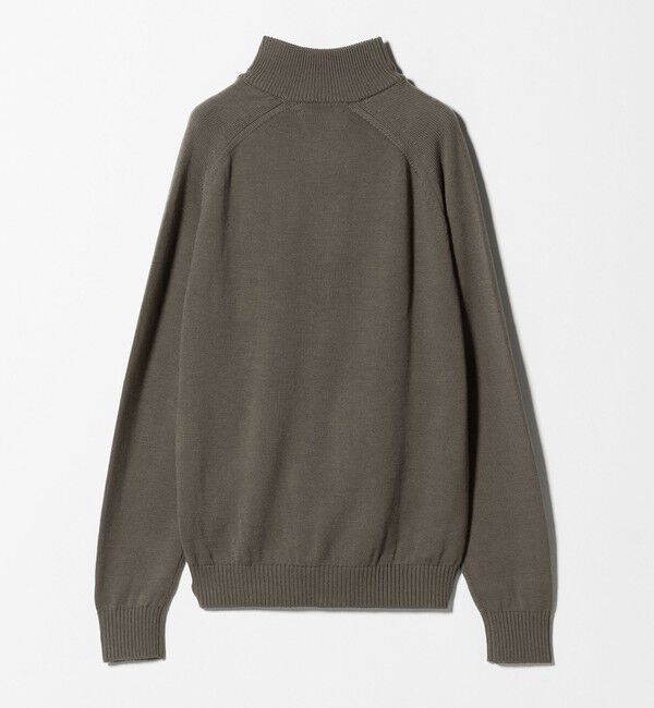 UNITED ARROWS「YAMAGATA ミドルゲージ レイズドネック ニット」|カーディガン|