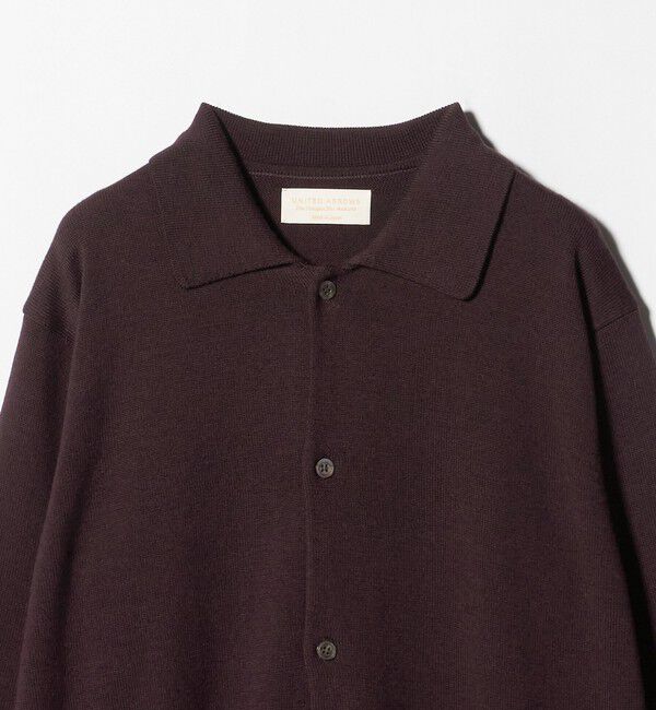 UNITED ARROWS「YAMAGATA ミドルゲージ ポロカーディガン」|カーディガン|