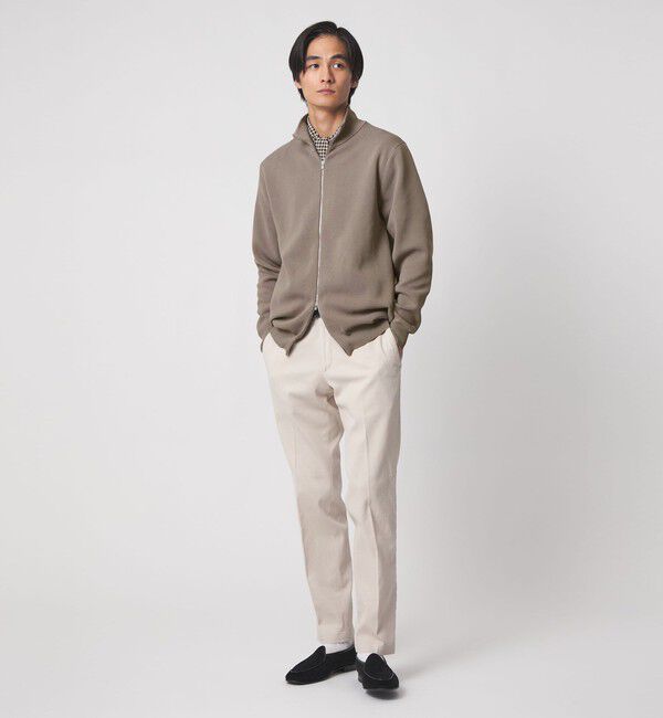 UNITED ARROWS「ポリエステル ドライバーズニット UA COZY ウォッシャブル」|カーディガン|