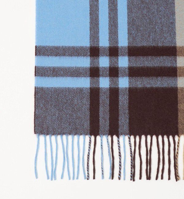 UNITED ARROWS「＜Joshua Ellis＞カシミヤ チェック ストール」|ストール|