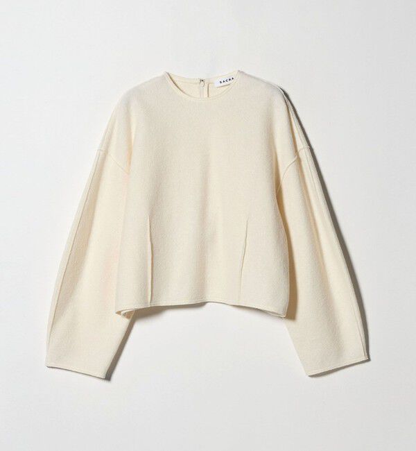 UNITED ARROWS「＜SACRA＞アウトシーム プルオーバー ブラウス」|シャツ・ブラウス|OFF WHITE