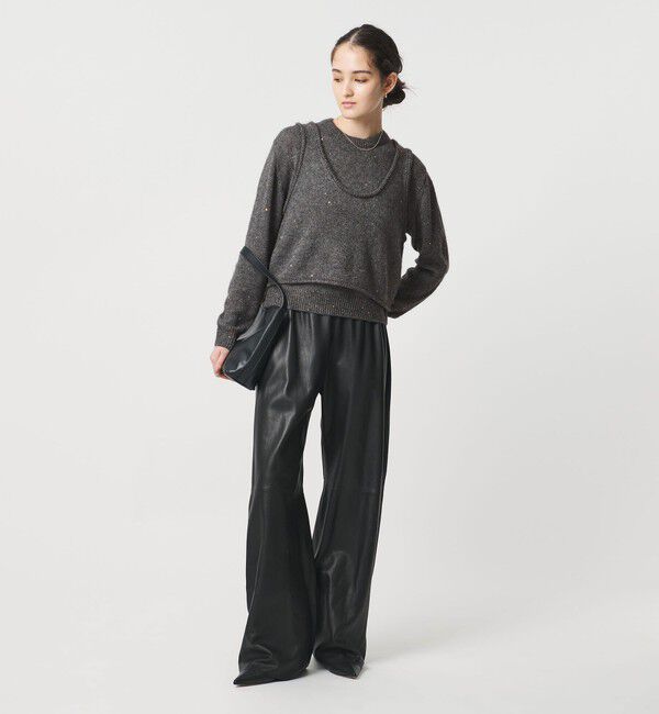 UNITED ARROWS「フラワー スパンコール ベスト」|ベスト・ジレ|