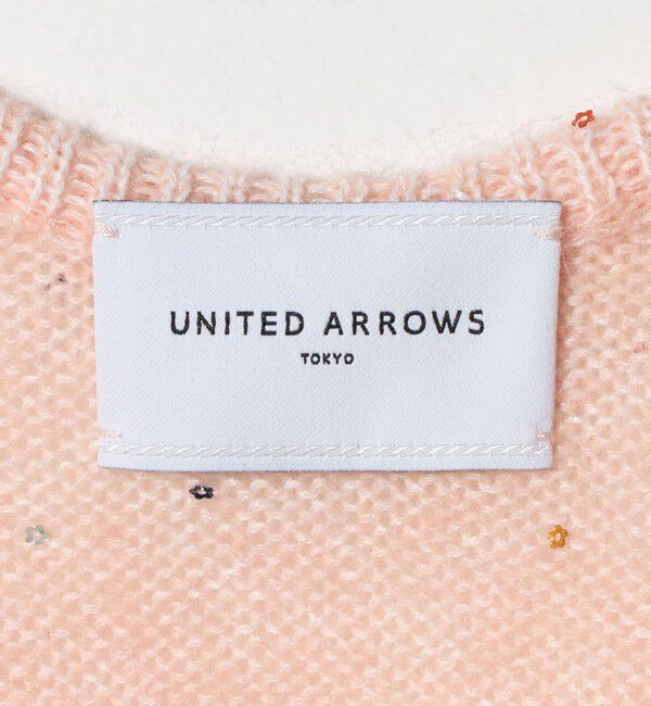 UNITED ARROWS「フラワー スパンコール ベスト」|ベスト・ジレ|