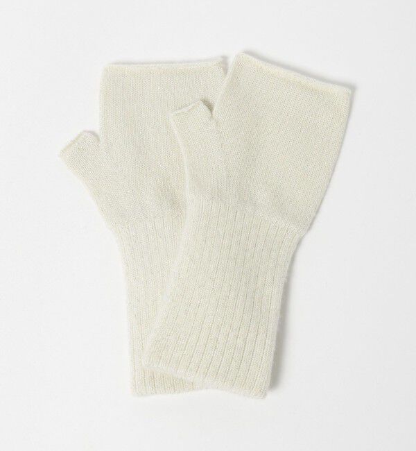 UNITED ARROWS「ラメニット フィンガーレスグローブ」|手袋|