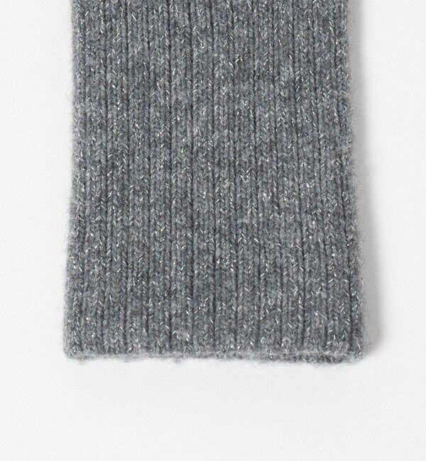 UNITED ARROWS「ラメニット フィンガーレスグローブ」|手袋|