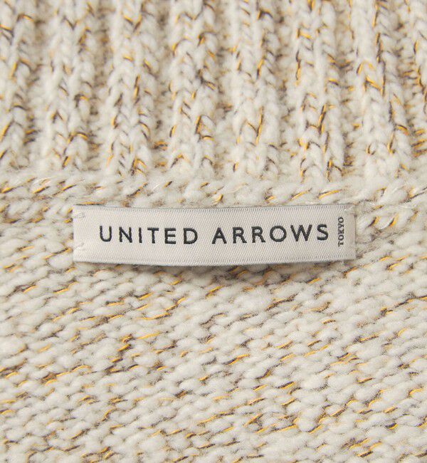 UNITED ARROWS「ウール コットン カシミア ムリネ タートルネック ニット」|ニット・セーター|