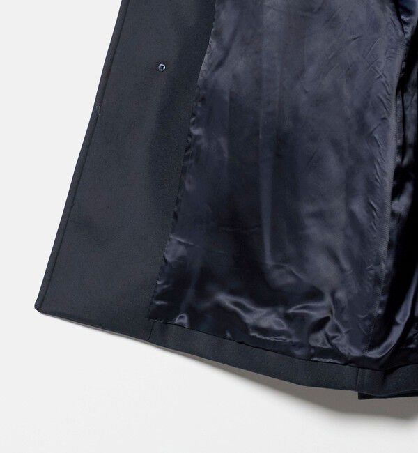 UNITED ARROWS「ウーステッドメルトン バルマカーンコート」|ステンカラーコート|