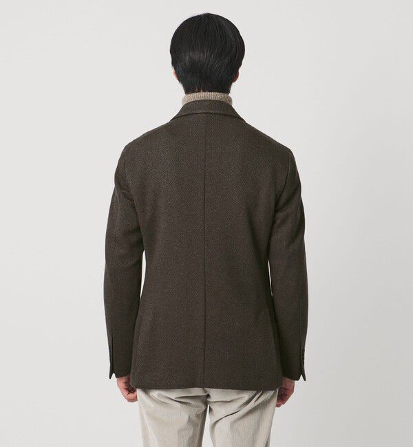 UNITED ARROWS「ヘリンボーン ジャージ シングル2ボタン テーラードジャケット COMFORT EASY‐MODEL」|テーラードジャケット|