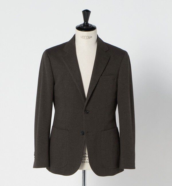 UNITED ARROWS「ヘリンボーン ジャージ シングル2ボタン テーラードジャケット COMFORT EASY‐MODEL」|テーラードジャケット|