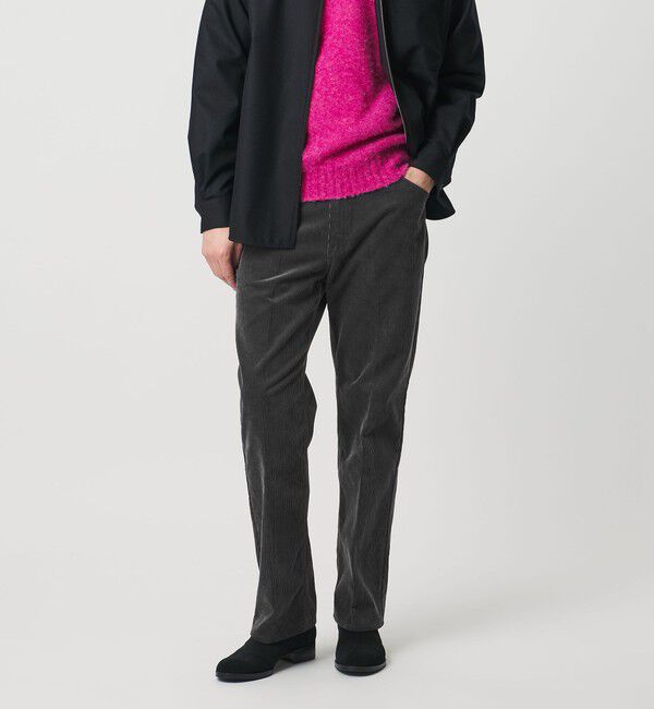 UNITED ARROWS「ハイマウント コーデュロイ ロデオストレートパンツ」|チノ|