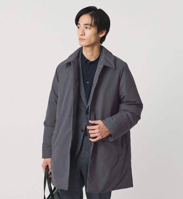 UNITED ARROWS「ADS ショートダウン バルカラーコート 撥水」|ダウン|DK.GRAY