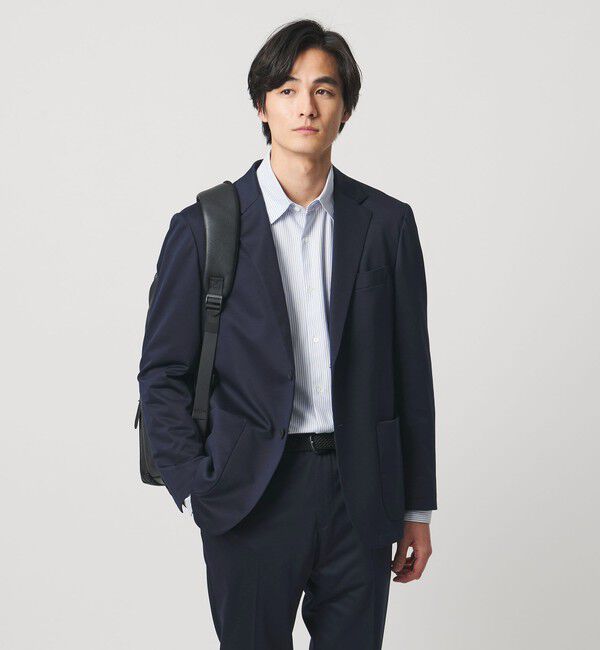 UNITED ARROWS「モックロディ 2ボタン テーラードジャケット UA COZY ウォッシャブル ストレッチ」|スーツ|