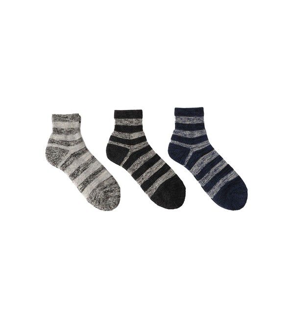 UNITED ARROWS green label relaxing「GLR クオーター 3P ソックス」|ソックス|その他1