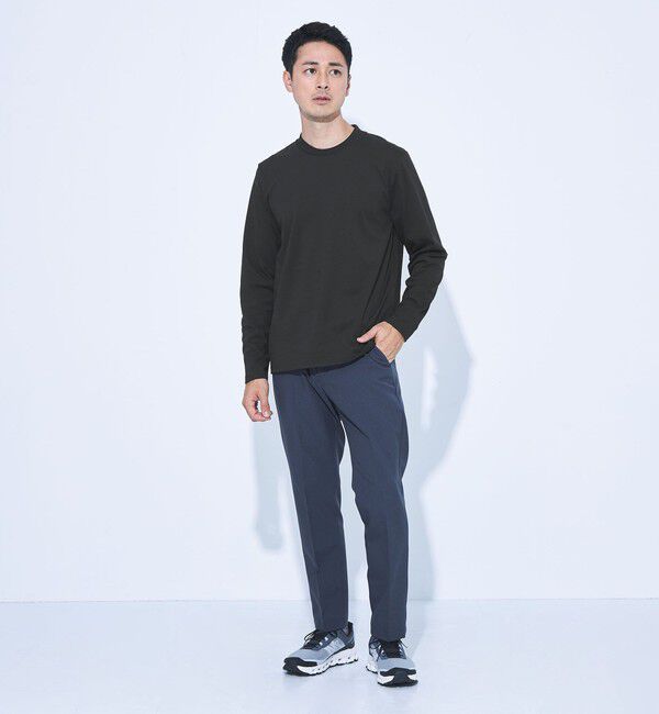 UNITED ARROWS green label relaxing「【WEB限定】JUST fit ジャケイン クルーネック 長袖 Tシャツ -吸水速乾・抗菌-」|Tシャツ・カットソー|