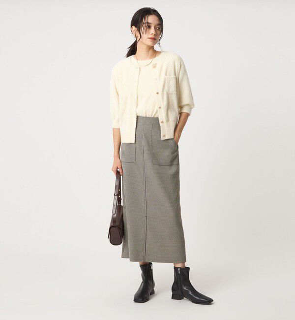 UNITED ARROWS green label relaxing「［size SHORTあり］キチントボトムス Iライン スリム タイト スカート」|タイト|