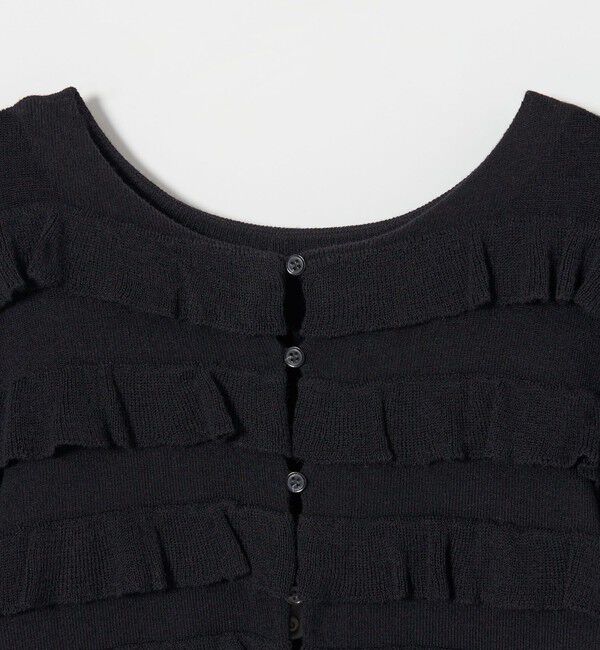 EMMEL REFINES「＜EMMEL REFINES＞EM ティアード ミニフリル 2WAY カーディガン」|カーディガン|