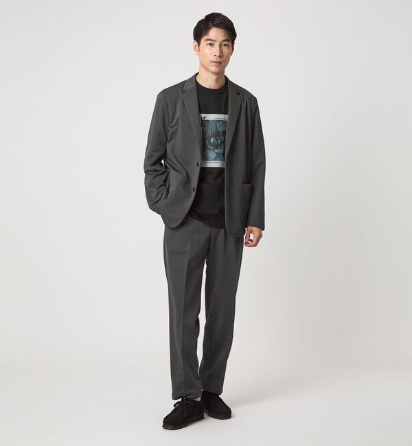 UNITED ARROWS green label relaxing「ポリエステル トリコット リラックス ジャケット」|テーラードジャケット|