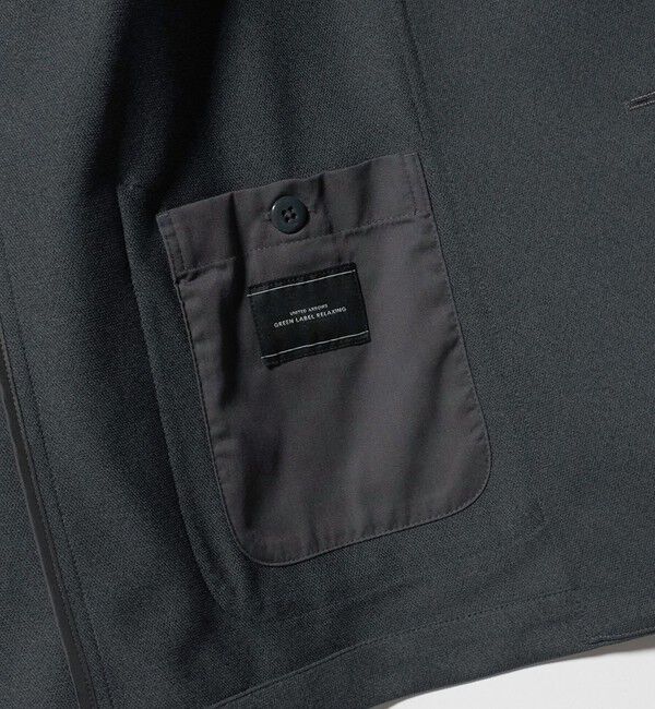 UNITED ARROWS green label relaxing「ポリエステル トリコット リラックス ジャケット」|テーラードジャケット|