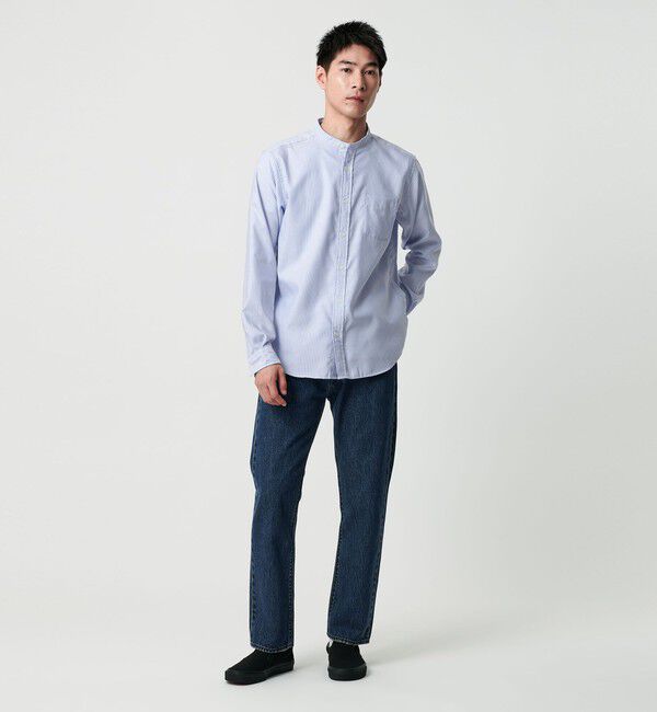 UNITED ARROWS green label relaxing「W/R オックス バンドカラー シャツ」|シャツ・ブラウス|