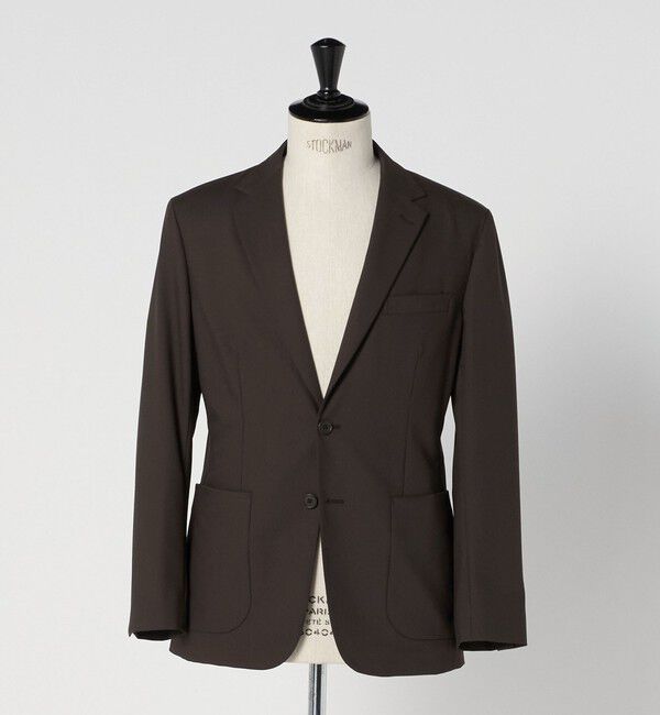 UNITED ARROWS green label relaxing「A+ TW カラーギャバ 2B スタンダード 2P ジャケット -ウォッシャブル・ストレッチ-」|テーラードジャケット|