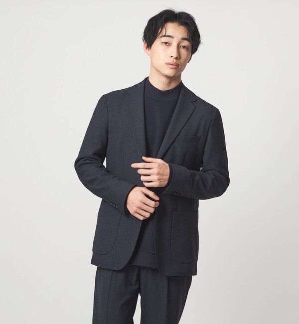 UNITED ARROWS green label relaxing「A+ ウールライク 2B スタンダード 2P ジャケット -ウォッシャブル・ストレッチ-」|テーラードジャケット|