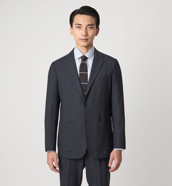 UNITED ARROWS green label relaxing「A+ ウールライク 2B スタンダード 2P ジャケット -ウォッシャブル・ストレッチ-」|テーラードジャケット|