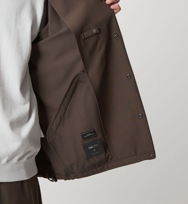 UNITED ARROWS green label relaxing「FREELITCH ノーカラー カーディガン -ストレッチ-」|カーディガン|