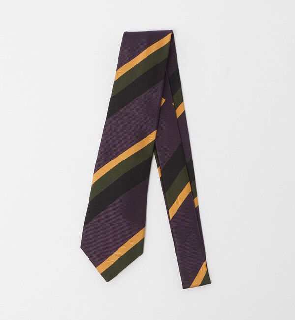 UNITED ARROWS green label relaxing「＜ALTEA＞8.0cm ストライプ2 ネクタイ」|ネクタイ・蝶ネクタイ|PURPLE