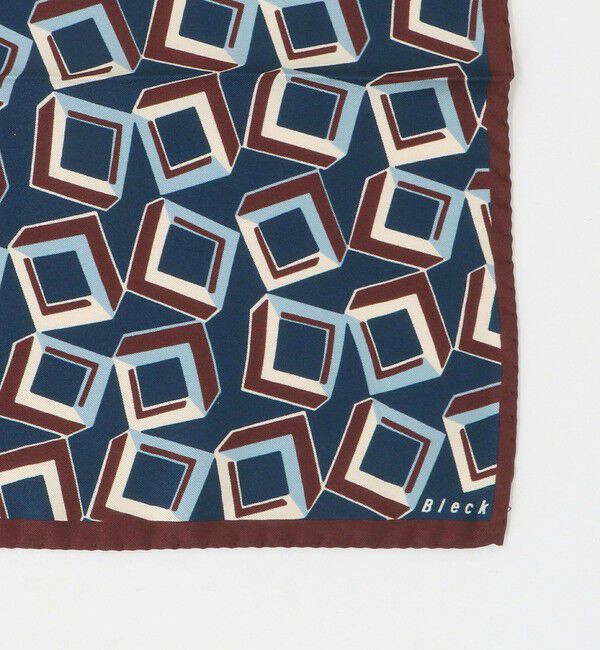 UNITED ARROWS green label relaxing「＜Bleck＞ジオメトリック ツイル ポケットチーフ」|バンダナ・スカーフ|