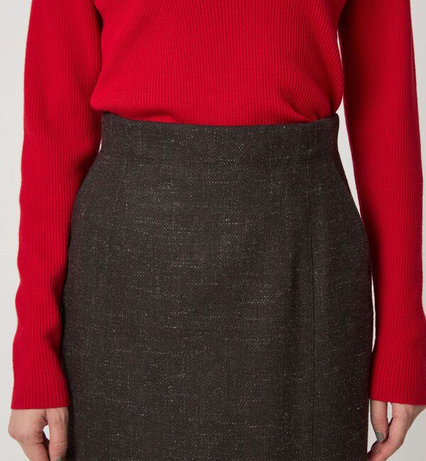 UNITED ARROWS green label relaxing「［size SHORTあり］スラブ サイド スリット タイト スカート」|タイト|