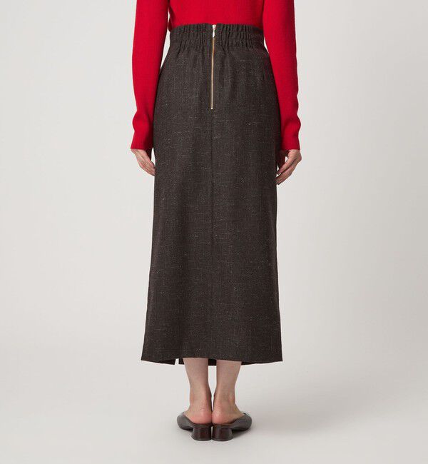 UNITED ARROWS green label relaxing「［size SHORTあり］スラブ サイド スリット タイト スカート」|タイト|